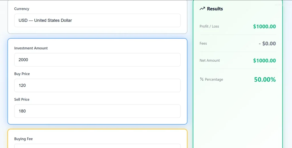Crypto profit calculator, Trade calc pro, calculate crypto profit
